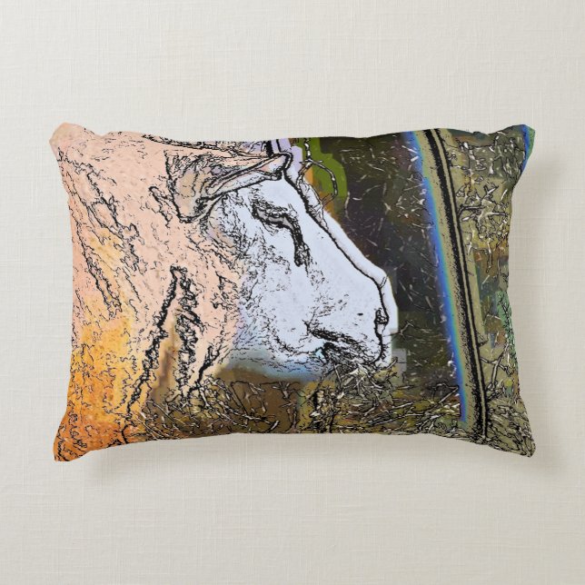 SHEEP DECORATIVE PILLOW (Front)