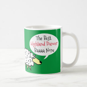 Sheep Design Best Highland Dancer Coffee Mug