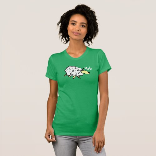 Sheep Design Cartoon T_Shirt