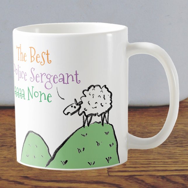 Sheep Design for a Police Sergeant Coffee Mug (Creator Uploaded)