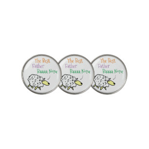 Sheep Design for the Best Father Golf Ball Marker