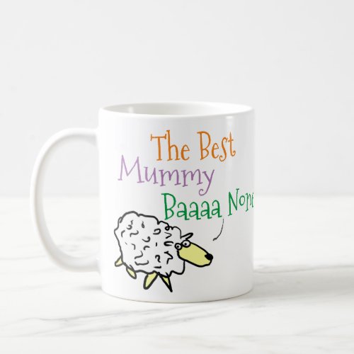 Sheep Design for the Best Mummy Coffee Mug