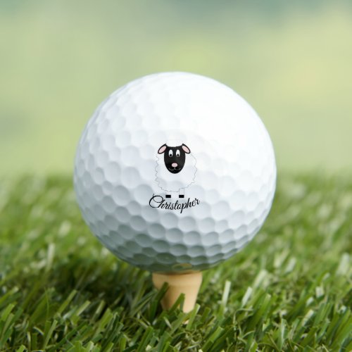 Sheep Design Golf Balls