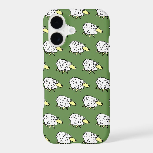 Sheep Design Iphone Case (Back)