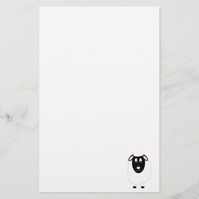 Sheep Design Stationery (Front)