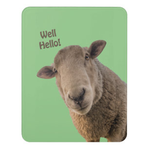 Sheep Door Sign
