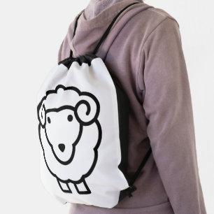 Sheep Drawstring Bag