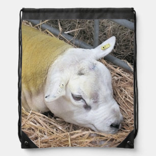 SHEEP DRAWSTRING BAG