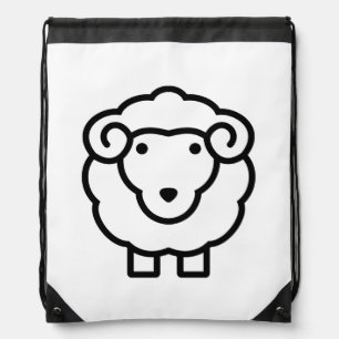 Sheep Drawstring Bag