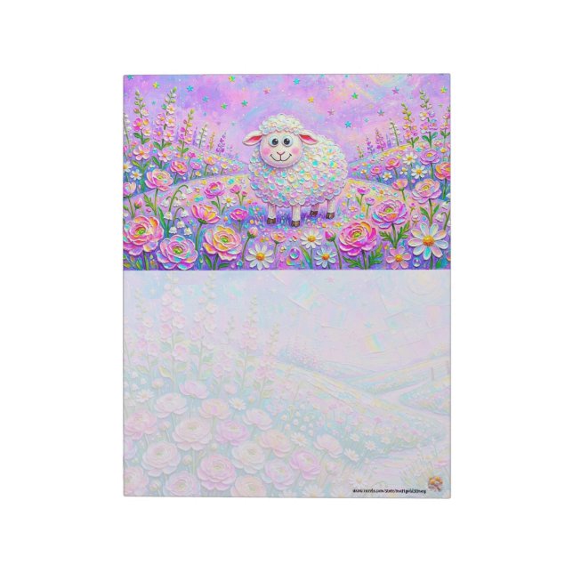 Sheep Dreams Notepad (Rotated)