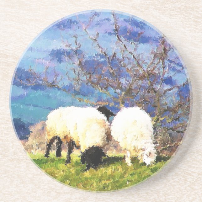 SHEEP DRINK COASTER (Front)