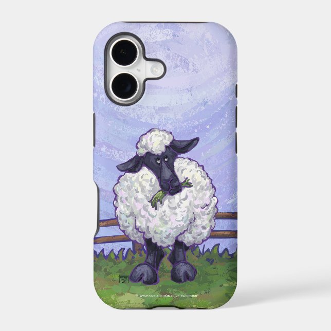 Sheep Electronics Iphone Case (Back)