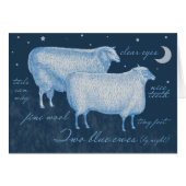 Sheep Enclosure Cards for your Hand-Knitted Gifts (Front Horizontal)