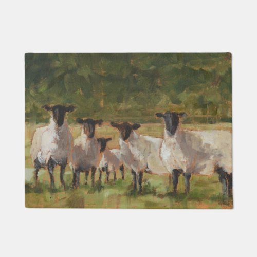 Sheep Family Doormat