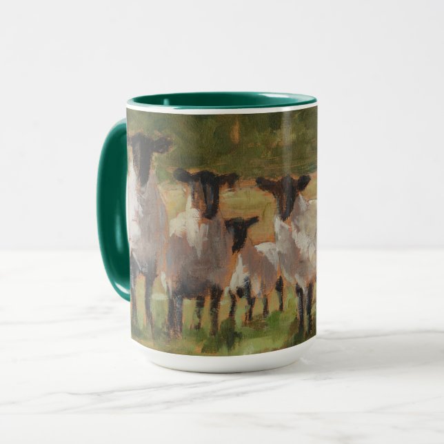 Sheep Family Mug (Front Left)
