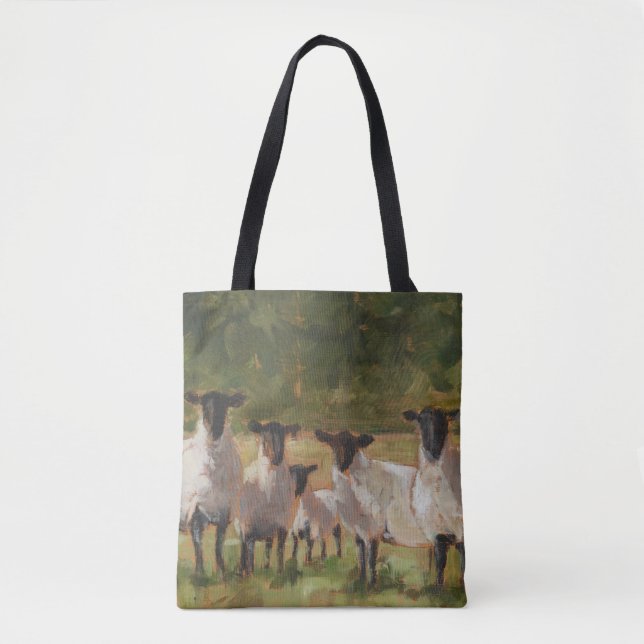 Sheep Family Tote Bag (Front)
