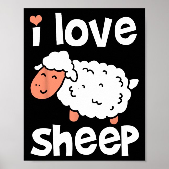 Sheep Farmer Animal  Poster (Front)
