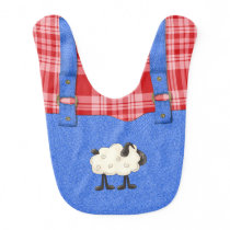 Sheep Farmer Baby Bib