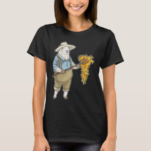 Sheep Farmer Straw T-Shirt