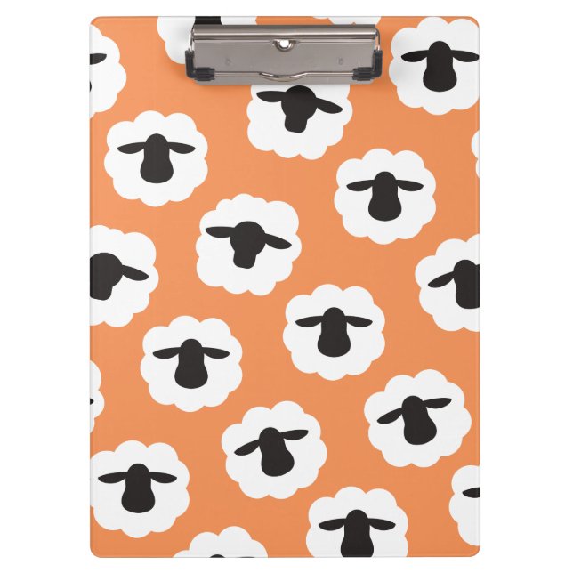 Sheep • Fiber Love {Any Color} Clipboard (Front)