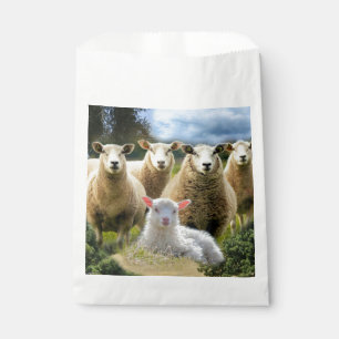 Sheep Flock Sheep Herd Baby Lamb Favor Bag