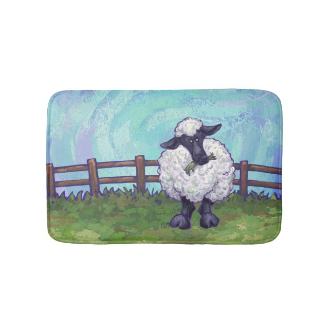 Sheep Gifts & Accessories Bathroom Mat (Front)