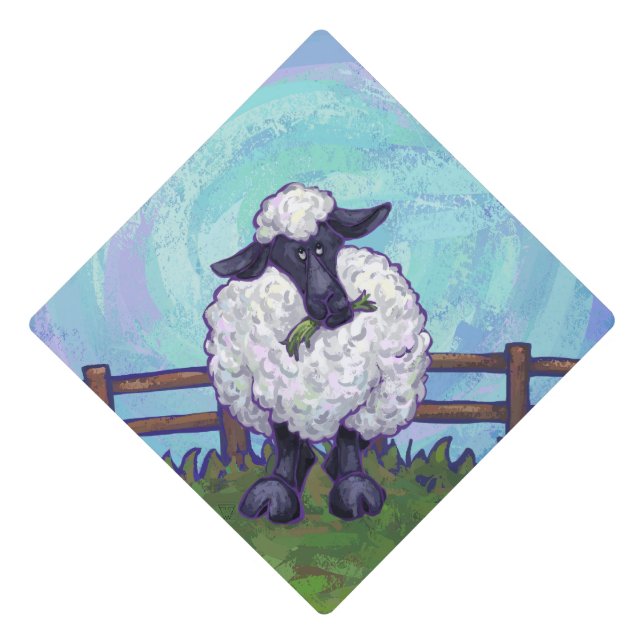 Sheep Gifts & Accessories Graduation Cap Topper (Front)