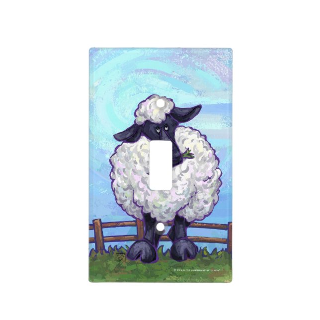Sheep Gifts & Accessories Light Switch Cover (Front)