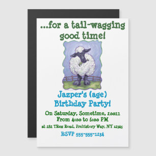 Sheep Gifts & Accessories Magnetic Invitation