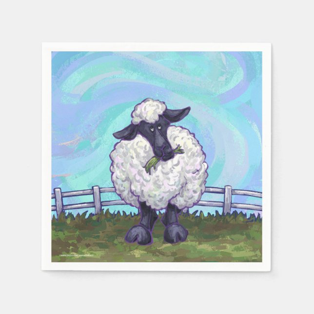 Sheep Gifts & Accessories Paper Napkins (Front)