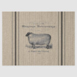 Sheep Grain Sack Tissue Paper