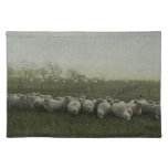 Sheep Grazing Photo 1918 Placemat at Zazzle