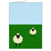 Sheep Greeting Card (Front)