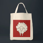 SHEEP Grocery Bag<br><div class="desc">Wine country sheep seen in Napa, Sonoma, Paso Robles! It's a grocery, book, beach anything bag is just too cute! Give as a hostess gift or teacher present or just pile your gifts inside. The grocery check out line will love it! This is an adorable gift bag that can be...</div>