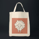 SHEEP Grocery Bag<br><div class="desc">Wine country sheep grocery, book, anything bag is just too cute! Give as a hostess gift or teacher present or just pile your gifts inside. The grocery check out line will love it! This is an adorable gift bag that can be used year round. The design is by artist dag...</div>