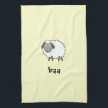 Sheep Hand Towel<br><div class="desc">A cute cartoon sheep image.</div>