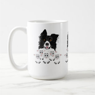 Sheep Herding Dog and Sheep Coffee Mug