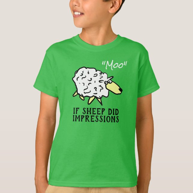 Sheep Impressionist T-Shirt (Front)