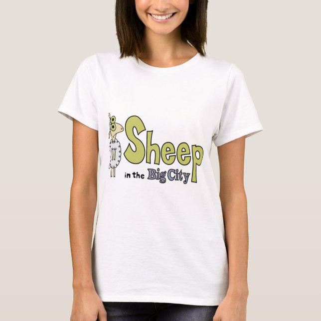 Sheep in the Big City T-Shirt (Front)