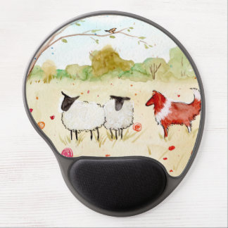 Sheep in the Meadow Gel Mouse Pad