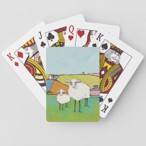 Sheep in the Meadow Poker Cards