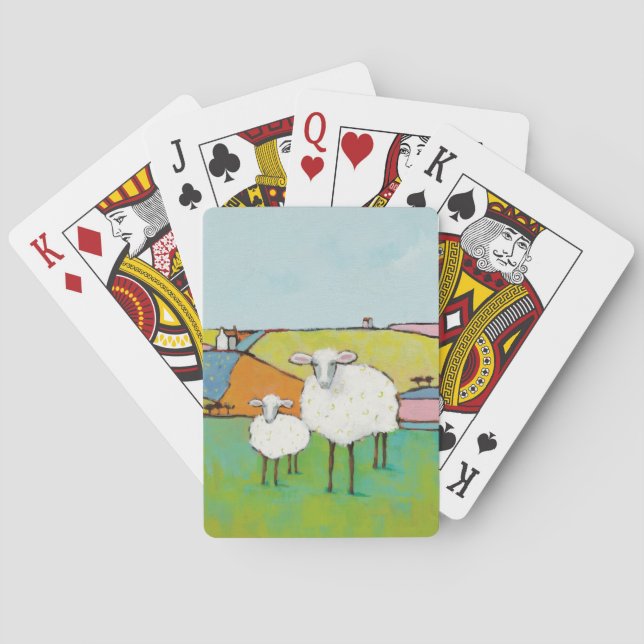 Sheep in the Meadow Poker Cards (Back)