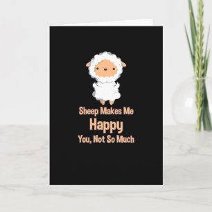 Sheep Kawaii Card