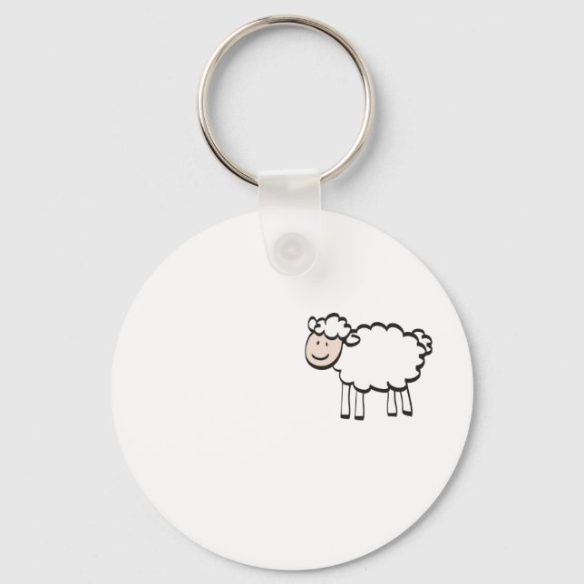 sheep keychain (Front)