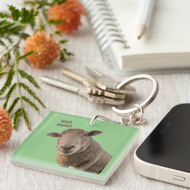 Sheep Keychain (Front Right)