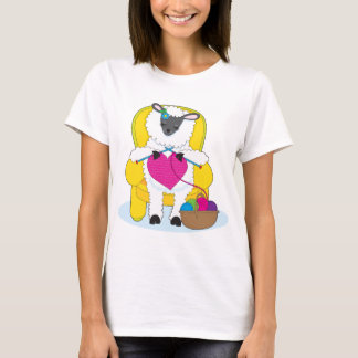 Sheep Knitting Heart T-Shirt
