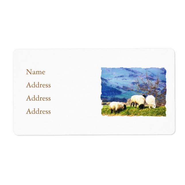 SHEEP LABEL (Front)