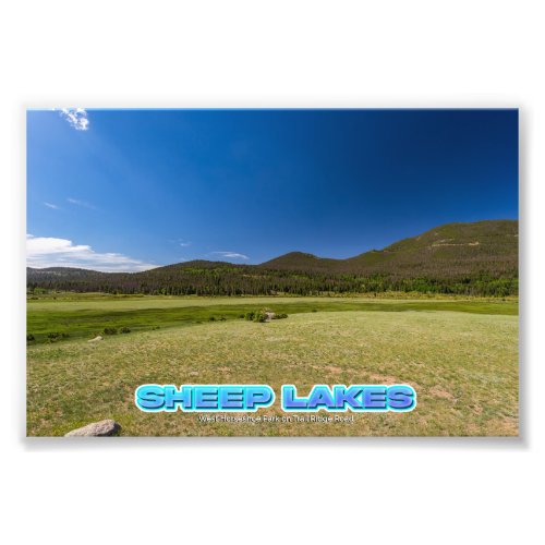 Sheep Lakes at Rocky Mountain National Park Photo Print