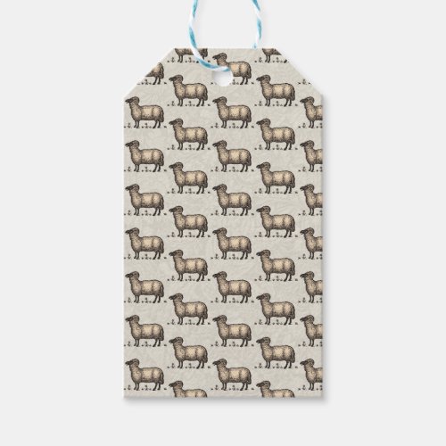 Sheep Lamb Farm Animal Vintage Gift Tags