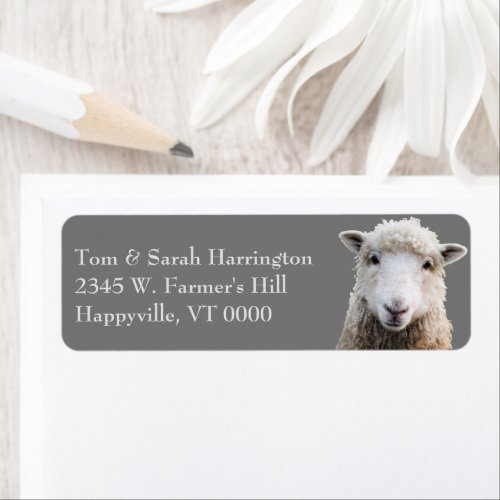 Sheep Lamb Farm Animals Label